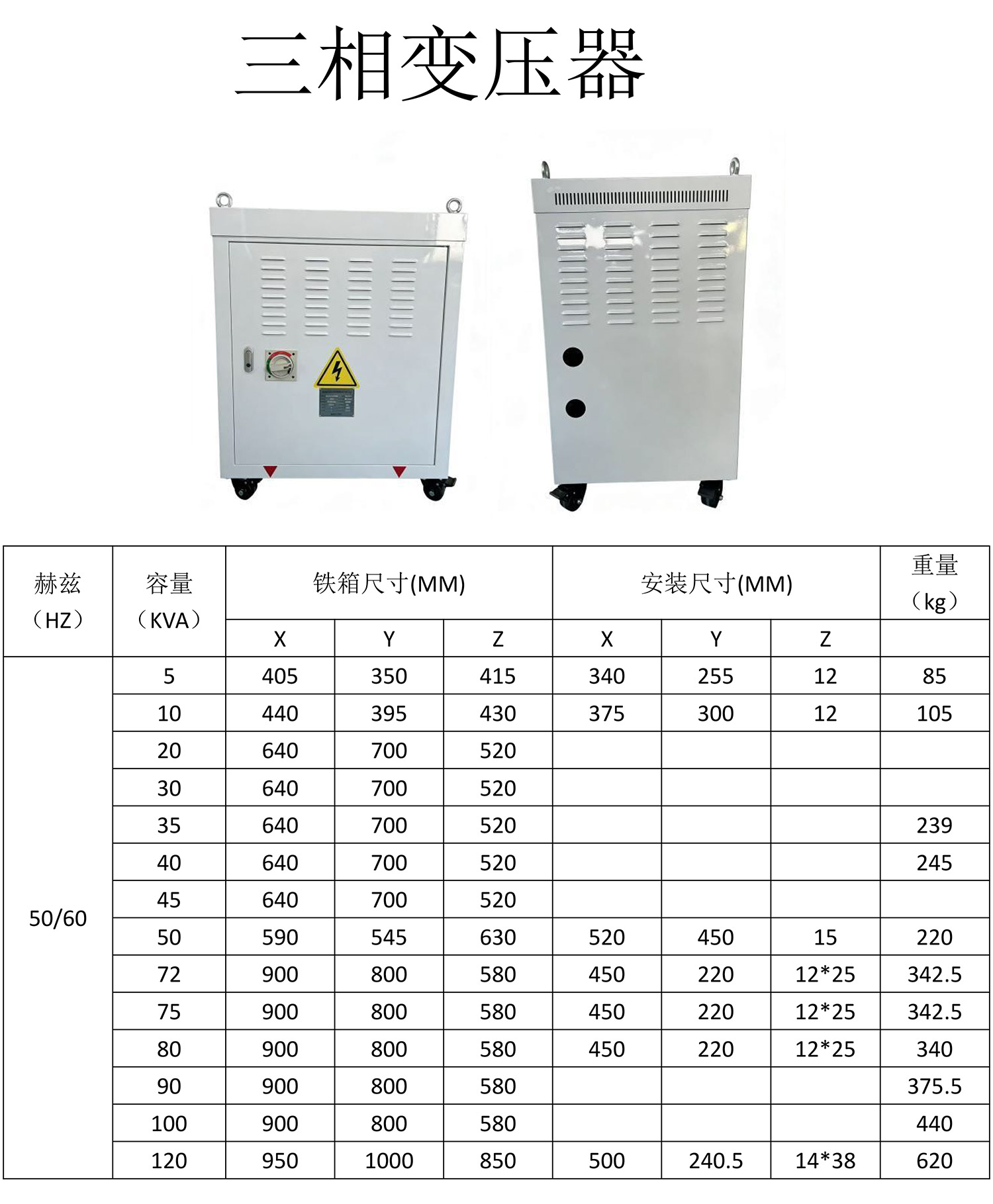日本機床專用干式隔離變壓器-4